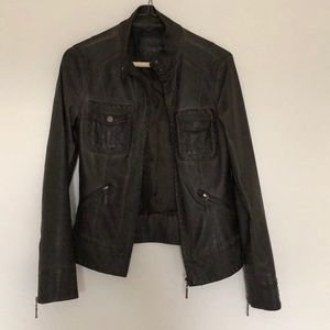 Faux Leather Jacket